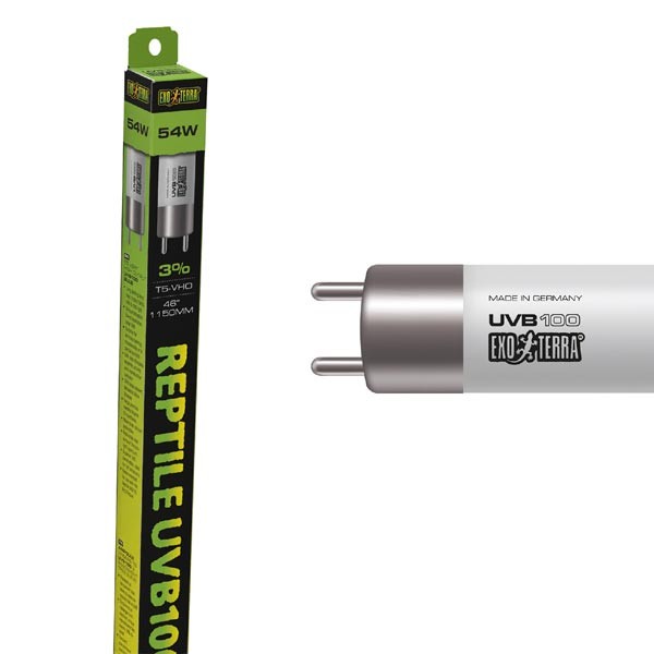 Exo Terra Reptile UVB100 54W T5 46" Very High Output Bulb 1 Exo Terra Reptile UVB100 54W T5 46" Very High Output Bulb