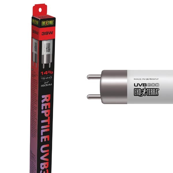 Exo Terra Reptile UVB300 39w T5 34w Very High Output Bulb 1 Exo Terra Reptile UVB300 39w T5 34w Very High Output Bulb