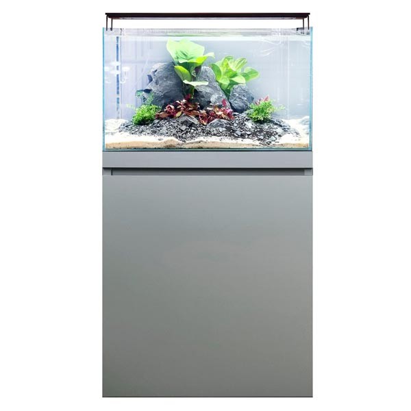 Fluval Visi-White 60 Dusty Grey Aquarium & Cabinet 1 Fluval Visi-White 60 Dusty Grey Aquarium & Cabinet