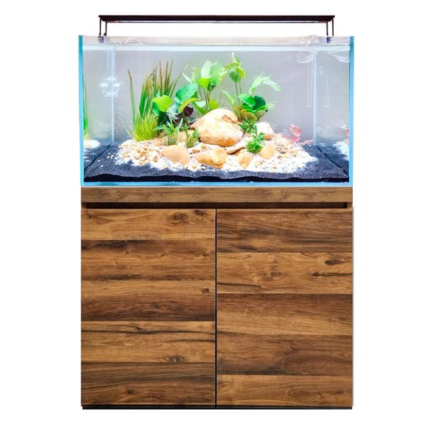 Fluval Visi-White 90 Hunton Oak Aquarium & Cabinet 1 Fluval Visi-White 90 Hunton Oak Aquarium & Cabinet
