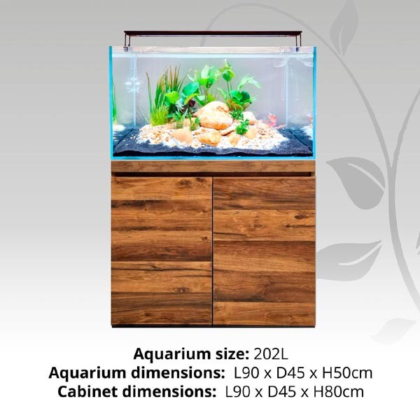 Fluval Visi-White 90 Hunton Oak Aquarium & Cabinet 3 Fluval Visi-White 90 Hunton Oak Aquarium & Cabinet - Image 3