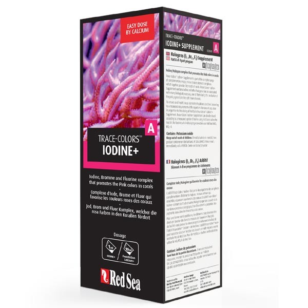 Red Sea Trace Colours A Iodine+ Supplement 500ml 1 Red Sea Trace Colours A Iodine+ Supplement 500ml