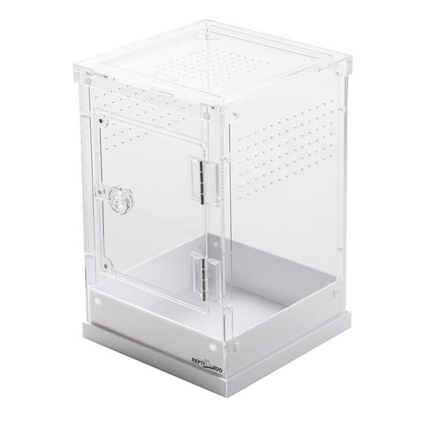 Repti Zoo Magnetic Acrylic Enclosure 20x20x31cm 1 Repti Zoo Magnetic Acrylic Enclosure 20x20x31cm