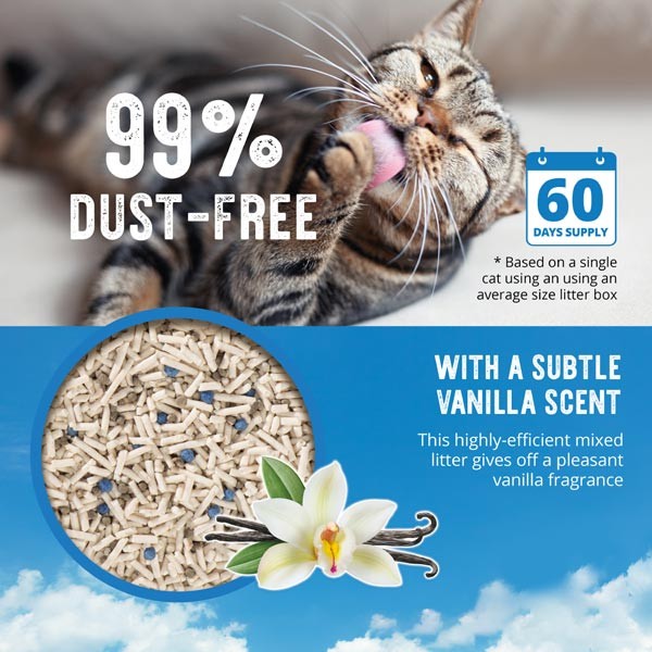 Catit Go Natural! Vanilla Clumping Pea Husk Cat Litter 6.4kg 5 Catit Go Natural! Vanilla Clumping Pea Husk Cat Litter 6.4kg - Image 5
