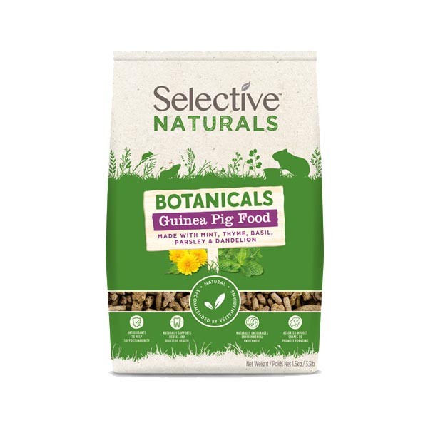Selective Naturals Botanicals Guinea Pig Food 1.5kg