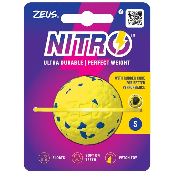 Zeus & Zoe Nitro Weighted Ball Small 5cm 1 Zeus & Zoe Nitro Weighted Ball Small 5cm