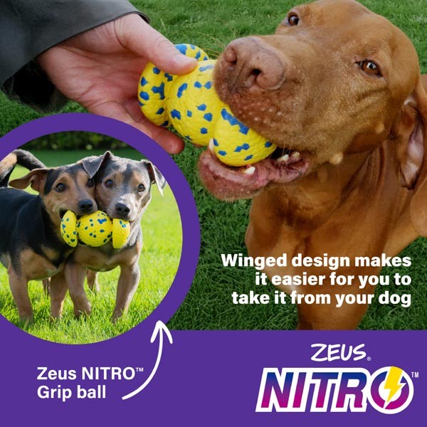 Zeus & Zoe Nitro Grip Ball Large 12.4cm 2 Zeus & Zoe Nitro Grip Ball Large 12.4cm - Image 2