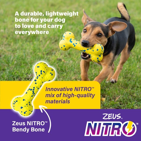 Zeus & Zoe Nitro Bendy Bone 16cm 2 Zeus & Zoe Nitro Bendy Bone 16cm - Image 2