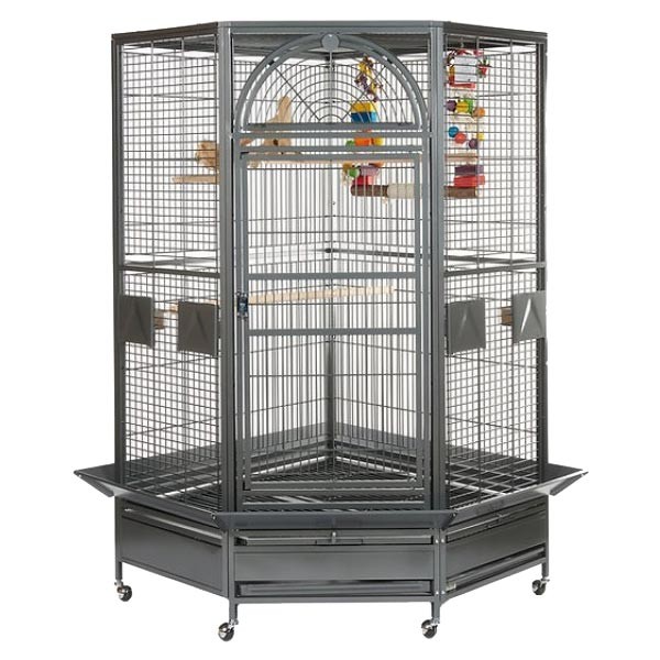 Rainforest Cages Toronto 2 Corner Antique Large Parrot Cage 1 Rainforest Cages Toronto 2 Corner Antique Large Parrot Cage