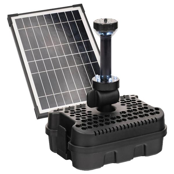 Liberty Solar 500 Pond Pump and LED 1 Liberty Solar 500 Pond Pump and LED