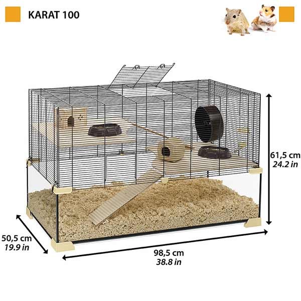 Ferplast Karat 100 Hamster Cage 2 Ferplast Karat 100 Hamster Cage - Image 2