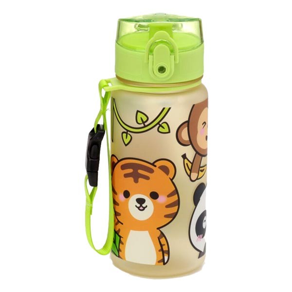 Adoramals Wild Pop Top Shatterproof Children's Bottle 350ml 2 Adoramals Wild Pop Top Shatterproof Children's Bottle 350ml - Image 2