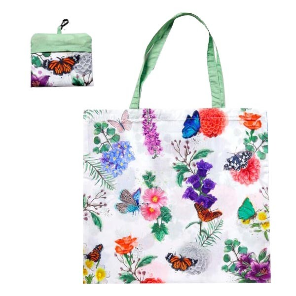 Foldable Butterfly Meadows Shopping Bag 3 Foldable Butterfly Meadows Shopping Bag - Image 3