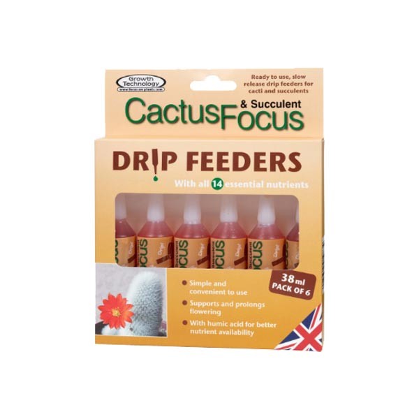 Growth Tech Cactus Focus Drip Feeders 38ml - 6 Pack 1 Growth Tech Cactus Focus Drip Feeders 38ml - 6 Pack
