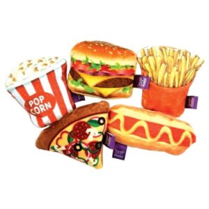 Happy Pet Tabby Patch Fast Food Catnip Cat Toy
