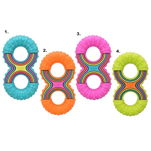 Happy Pet Groovers TPR Figure of 8 Dog Toy 1 Happy Pet Groovers TPR Figure of 8 Dog Toy