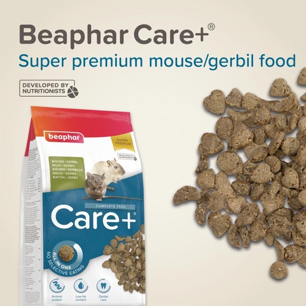 Beaphar Care+ Gerbil & Mouse 500g 2 Beaphar Care+ Gerbil & Mouse 500g - Image 2