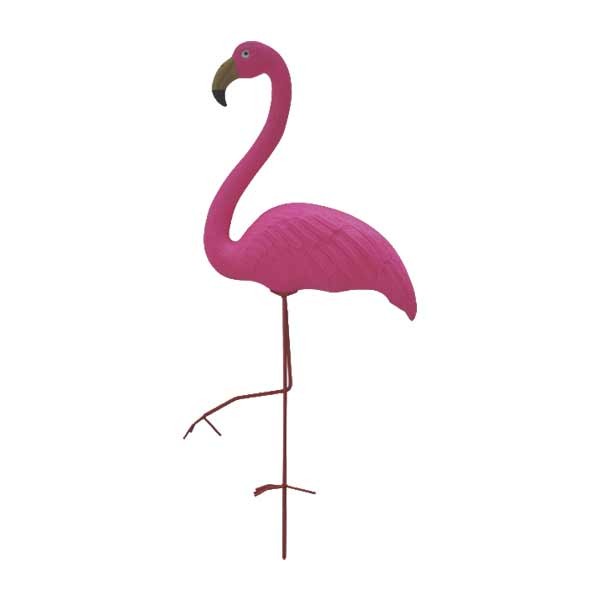 Bermuda Pink Flamingo Pond Ornament 1 Bermuda Pink Flamingo Pond Ornament