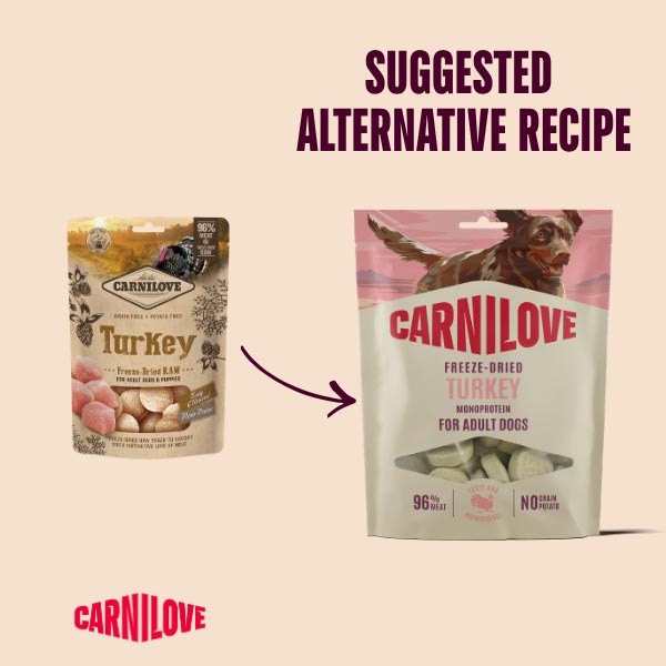 Carnilove Freeze Dried Turkey Treats 60g 2 Carnilove Freeze Dried Turkey Treats 60g - Image 2