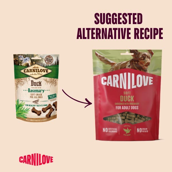 Carnilove Duck with Rosemary Soft Dog Treat 200g 2 Carnilove Duck with Rosemary Soft Dog Treat 200g - Image 2