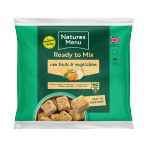 Natures Menu Ready To Mix Fruit & Veg Nuggets 1kg
