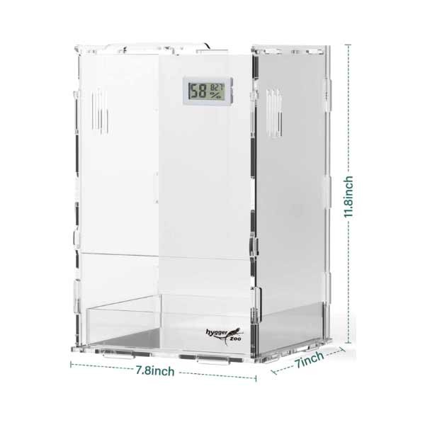 Hygger Acrylic Reptile Enclosure Vertical S 3 Hygger Acrylic Reptile Enclosure Vertical S - Image 3