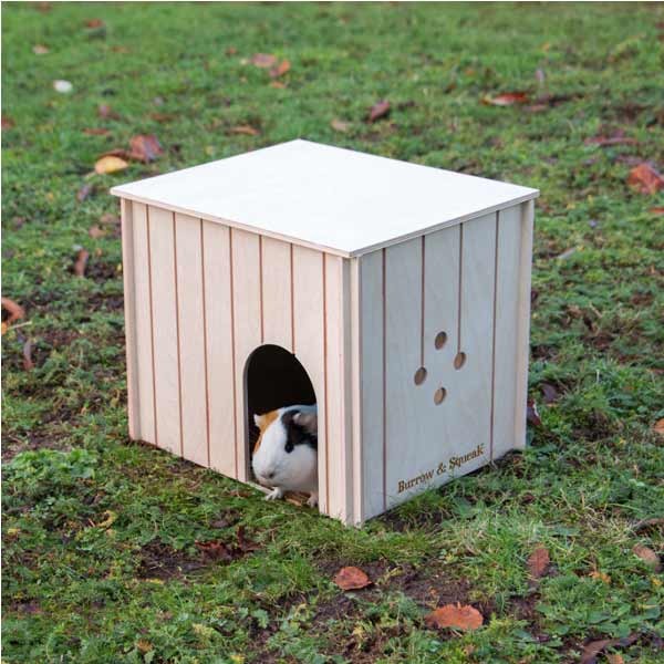 Burrow & Squeak Small Pet Wooden Hide - Large 3 Burrow & Squeak Small Pet Wooden Hide - Large - Image 3