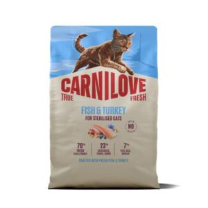 Carnilove True Fresh Fish & Turkey 2kg Dry Cat Food