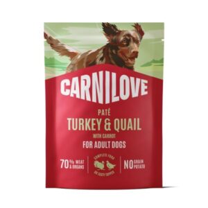 Carnilove Turkey & Quail with Carrot 300g Pouch Wet Dog Food