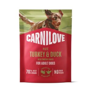 Carnilove Turkey & Duck with Timothy Grass 300g Pouch Wet Dog Food