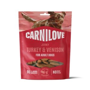 Carnilove Turkey & Venison Jerky 100g Dog Treat