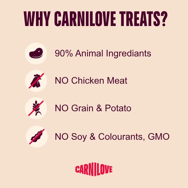 Carnilove Turkey & Venison Jerky 100g Dog Treat 3 Carnilove Turkey & Venison Jerky 100g Dog Treat - Image 3