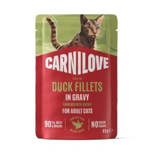 Carnilove Duck with Catnip 85g Pouch Wet Cat Food