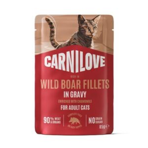 Carnilove Wild Boar with Chamomile 85g Pouch Wet Cat Food