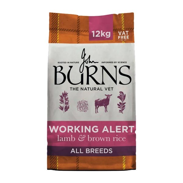 Burns Alert Assistance Lamb & Brown Rice Adult 12kg Dry Dog Food 1 Burns Alert Assistance Lamb & Brown Rice Adult 12kg Dry Dog Food