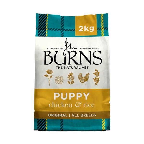 Burns Original Chicken & Brown Rice Puppy 2kg Dry Dog Food 1 Burns Original Chicken & Brown Rice Puppy 2kg Dry Dog Food