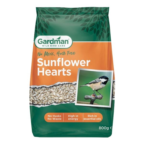 Gardman Sunflower Hearts 800g 1 Gardman Sunflower Hearts 800g