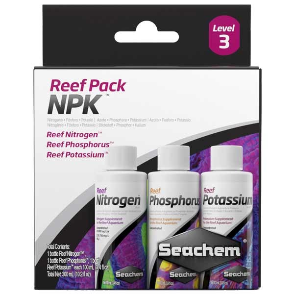 Seachem Reef Pack NPK 3x100ml 1 Seachem Reef Pack NPK 3x100ml