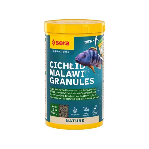 Sera Cichlid Malawi Granules 1,000ml (565g) 1 Sera Cichlid Malawi Granules 1,000ml (565g)
