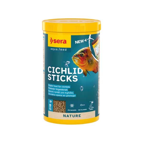 Sera Cichlid Sticks 1,000ml (210g) 1 Sera Cichlid Sticks 1,000ml (210g)