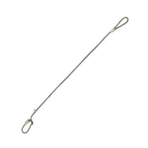 Sötnos Reflective Slip Lead Black 0.8cmx150cm