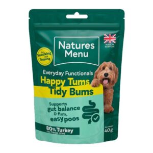 Natures Menu Everyday Functionals - Happy Tums, Tidy Bums Snack 40g