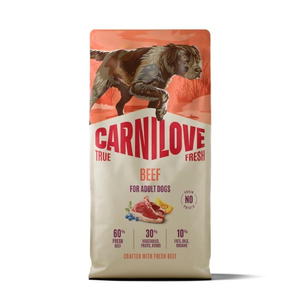 Carnilove True Fresh Beef 1.5kg Dry Dog Food 1 Carnilove True Fresh Beef 1.5kg Dry Dog Food