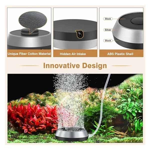 Hygger Aquarium Air Stone Diffuser Kit 12cm 3 Hygger Aquarium Air Stone Diffuser Kit 12cm - Image 3