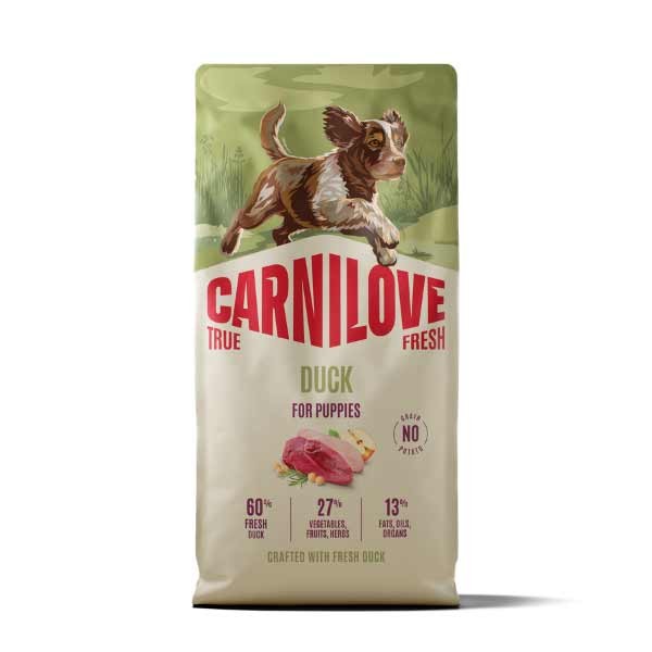 Carnilove True Fresh Duck Puppy 1.5kg Dry Dog Food 1 Carnilove True Fresh Duck Puppy 1.5kg Dry Dog Food