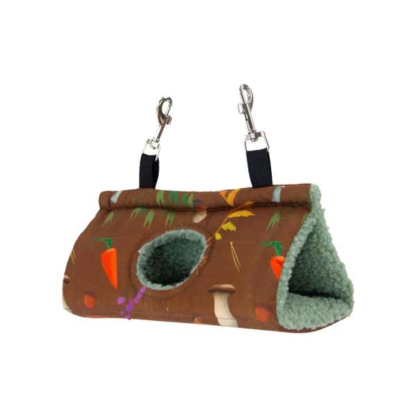 Burrow & Squeak Small Patterned Pyramid Hammock 1 Burrow & Squeak Small Patterned Pyramid Hammock