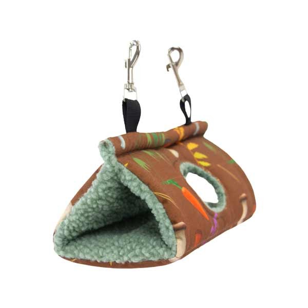Burrow & Squeak Small Patterned Pyramid Hammock 2 Burrow & Squeak Small Patterned Pyramid Hammock - Image 2