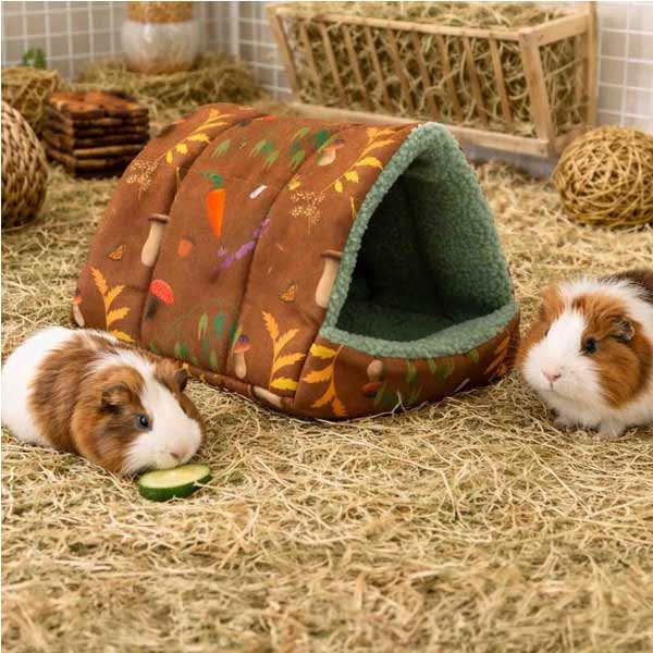 Burrow & Squeak Large Patterned Pyramid Hammock 3 Burrow & Squeak Large Patterned Pyramid Hammock - Image 3