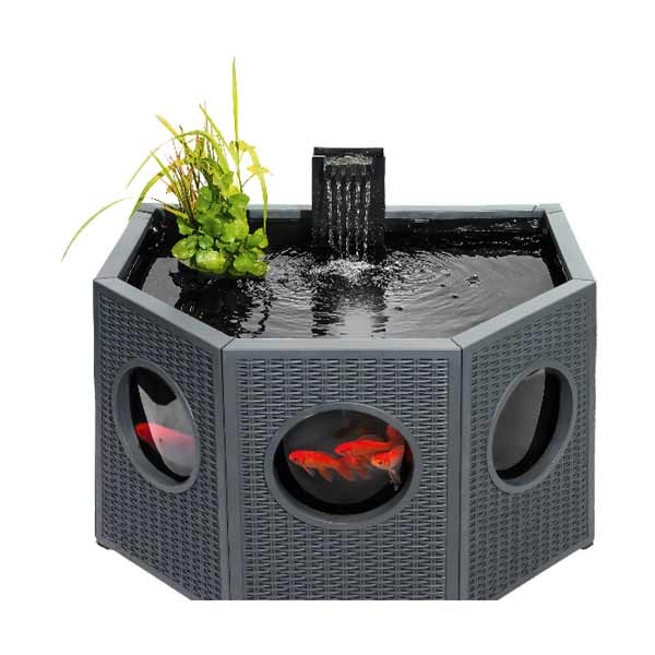 Blagdon AquaGarden Raised Fish Pond Medium Half Moon 1 Blagdon AquaGarden Raised Fish Pond Medium Half Moon