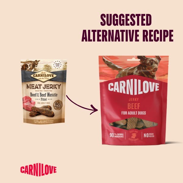 Carnilove Jerky Beef Fillet 100g Dog Treat 2 Carnilove Jerky Beef Fillet 100g Dog Treat - Image 2